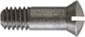 Bridle screw, .630" length, .265" head, 8-32 thread
